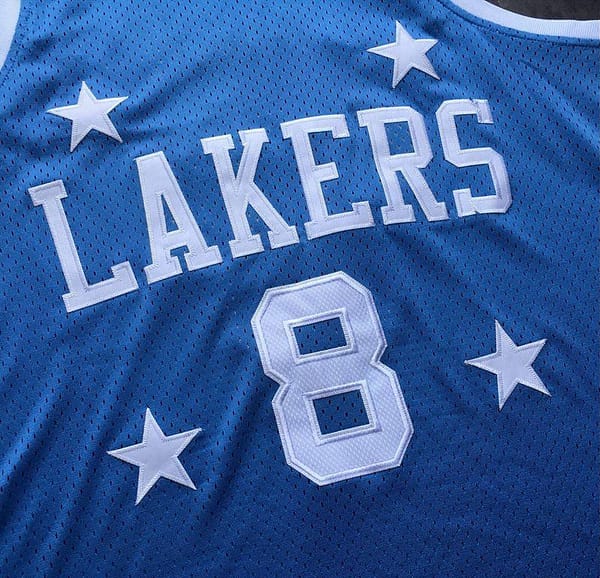 Men's Kobe Bryant Blue Retro Classic Team Jersey - Image 3