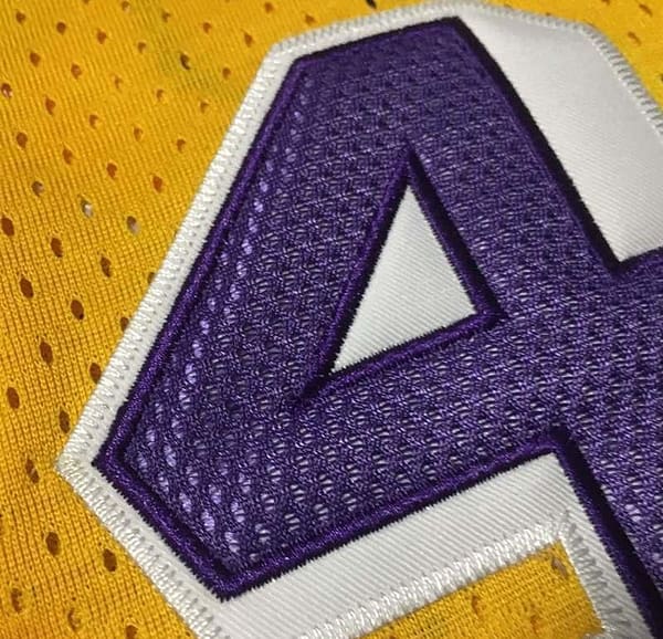 Men's Kobe Bryant Yellow Retro Classic Team Jersey - Image 8