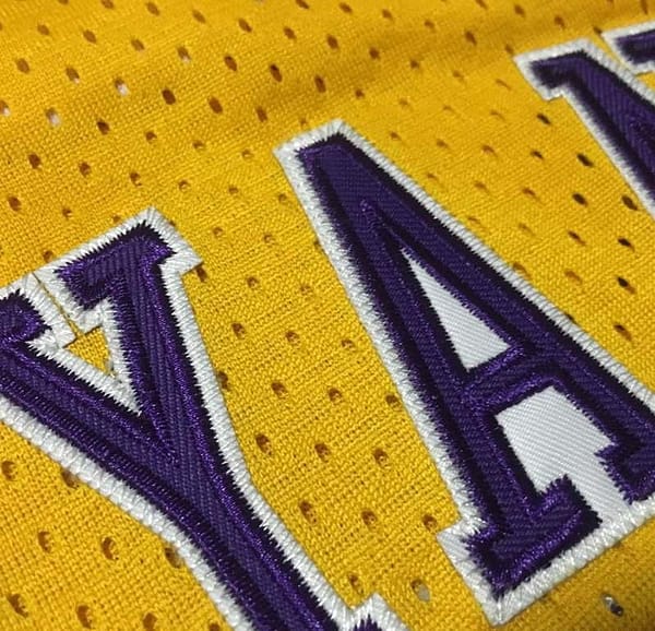 Men's Kobe Bryant Yellow Retro Classic Team Jersey - Image 9