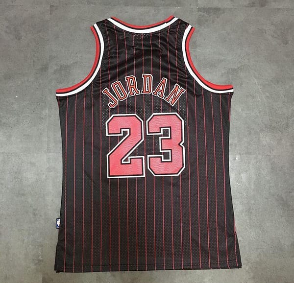 Men's Michael Jordan Black Retro Classic Team Jersey - Image 2
