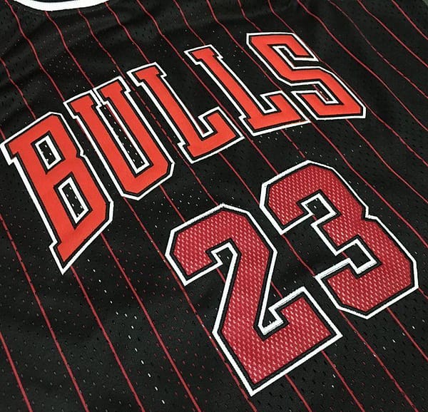 Men's Michael Jordan Black Retro Classic Team Jersey - Image 6