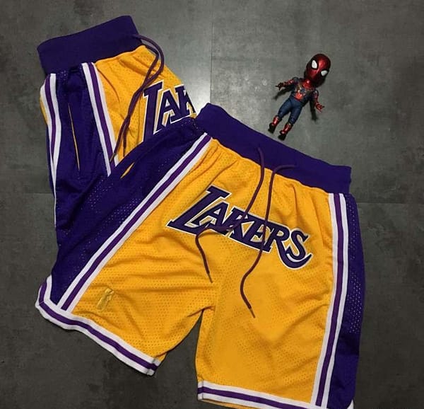 Men's Yellow Retro Classic Team Shorts