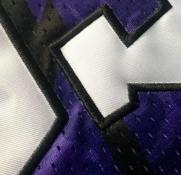 Men's BAPE Purple Retro Classic Team Jersey - Image 2