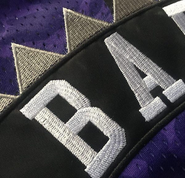 Men's BAPE Purple Retro Classic Team Jersey - Image 3