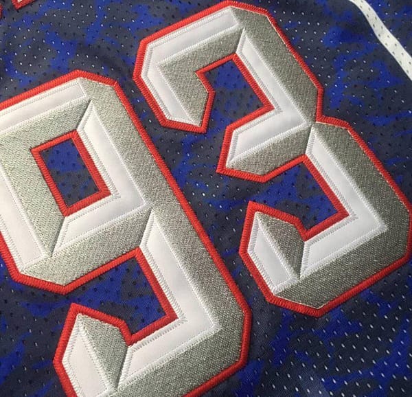 Men's BAPE Blue Retro Classic Team Jersey - Image 8
