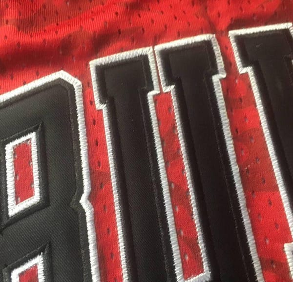 Men's BAPE Red Retro Classic Team Jersey - Image 4