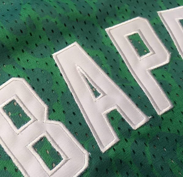 Men's BAPE Green Retro Classic Team Jersey - Image 9