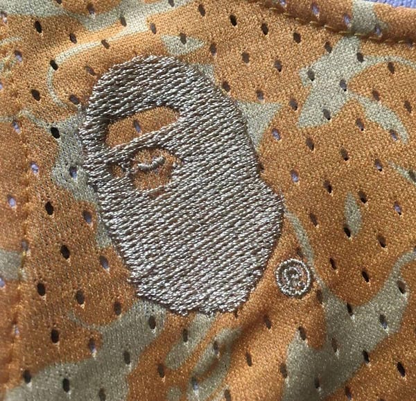 Men's BAPE Yellow Retro Classic Team Jersey - Image 3