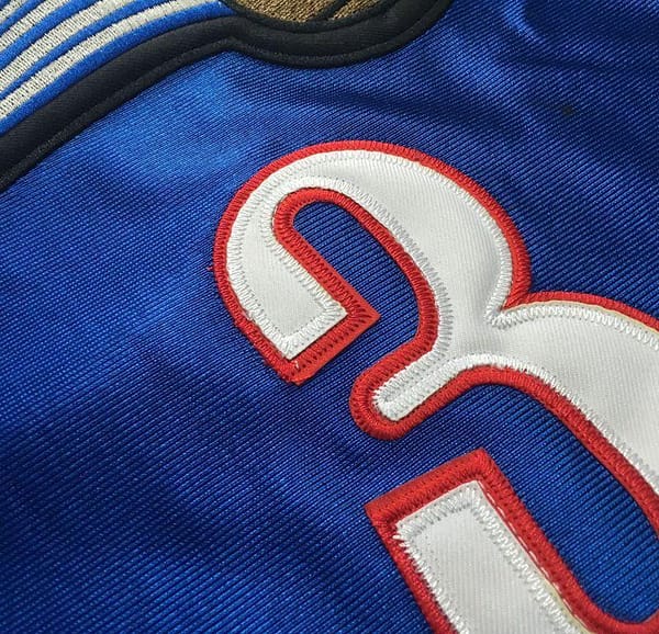 Men's Allen Iverson Blue Retro Classic Team Jersey - Image 6