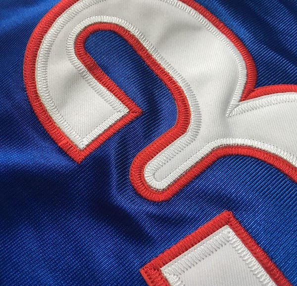 Men's Allen Iverson Blue Retro Classic Team Jersey - Image 9