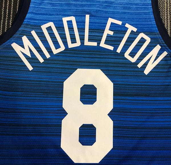 Thai Version Men's Khris Middleton Navy USA Basketball Player Jersey - Image 8