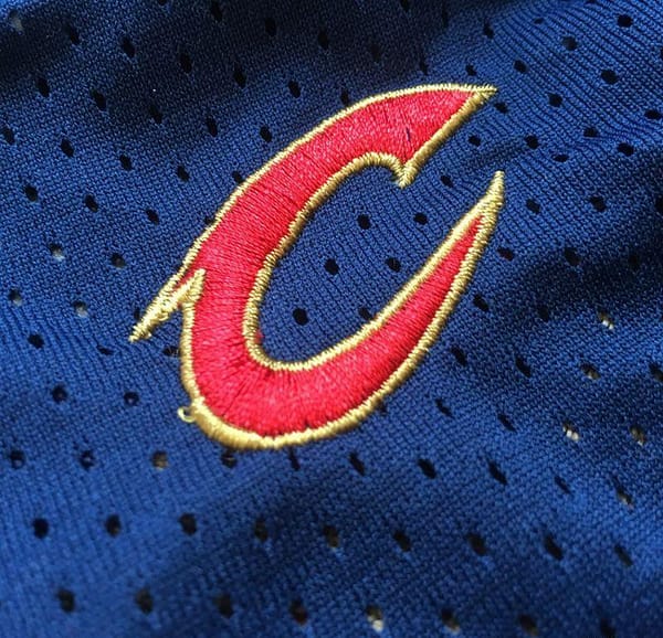 Men's LeBron James Navy Blue Retro Classic Team Jersey - Image 9
