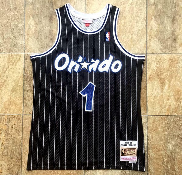 Men's Tracy McGrady Black Retro Classic Team Jersey - Image 10