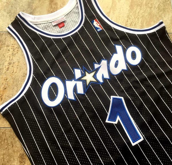 Men's Tracy McGrady Black Retro Classic Team Jersey - Image 9