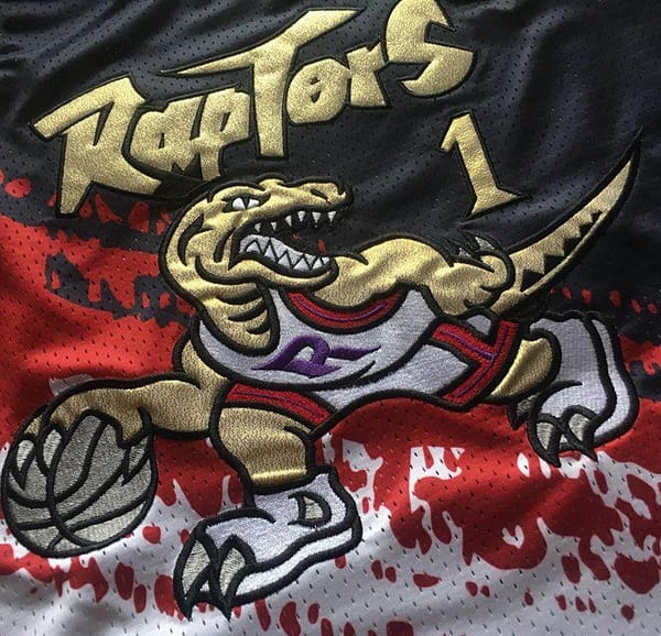 Men's Tracy McGrady Black And White Retro Classic Team Jersey - Image 3