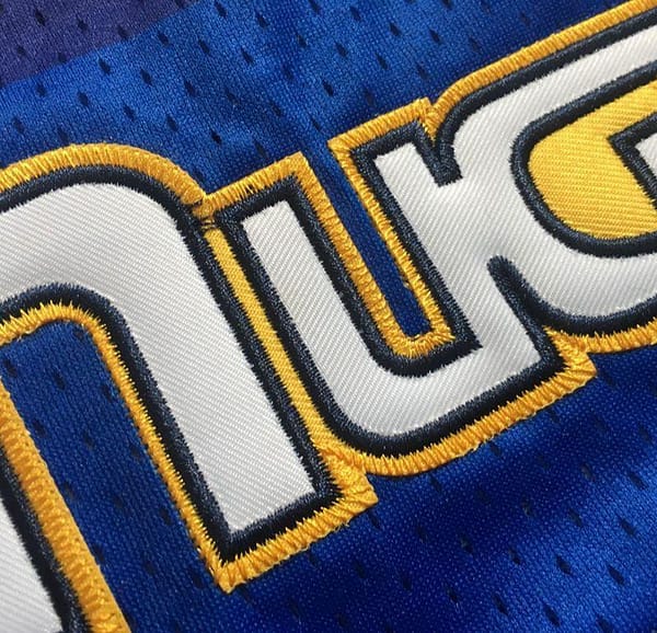 Men's Dikembe Mutombo Blue Retro Classic Team Jersey - Image 9