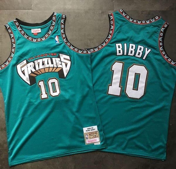 Men's Mike Bibby Green Retro Classic Team Jersey