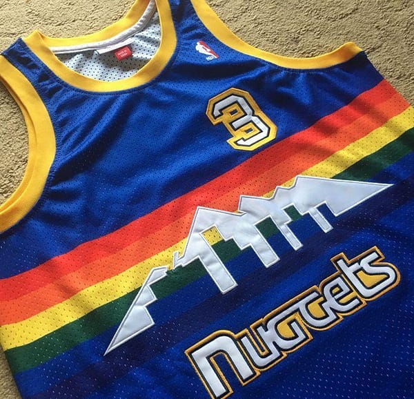 Men's Allen Iverson Blue Retro Classic Team Jersey - Image 10