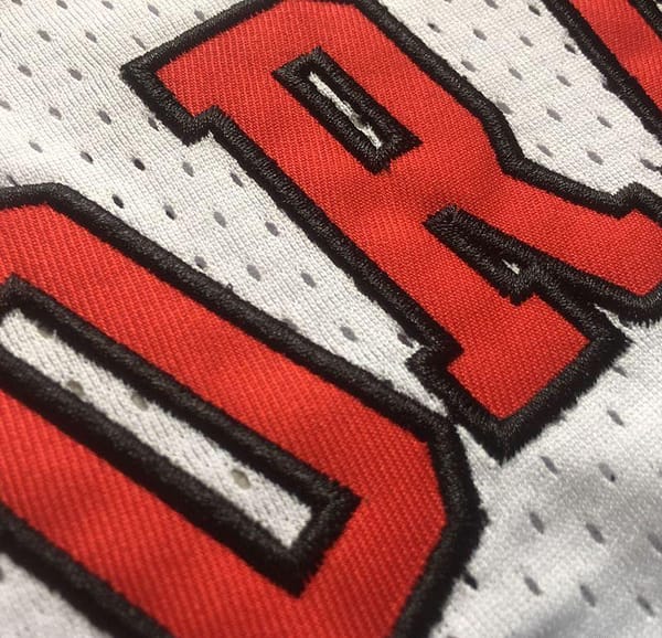 Men's Michael Jordan White Retro Classic Team Jersey - Image 7