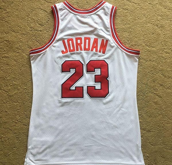 Men's Michael Jordan White Retro Classic Team Jersey - Image 5