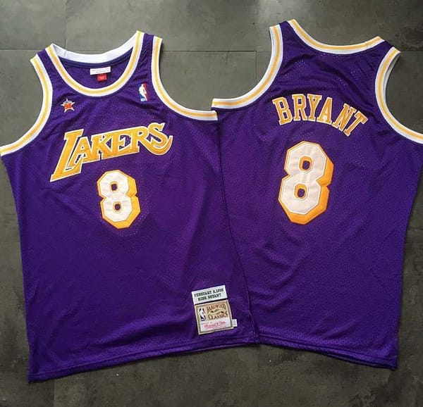 Men's Kobe Bryant Purple Retro Classic Team Jersey