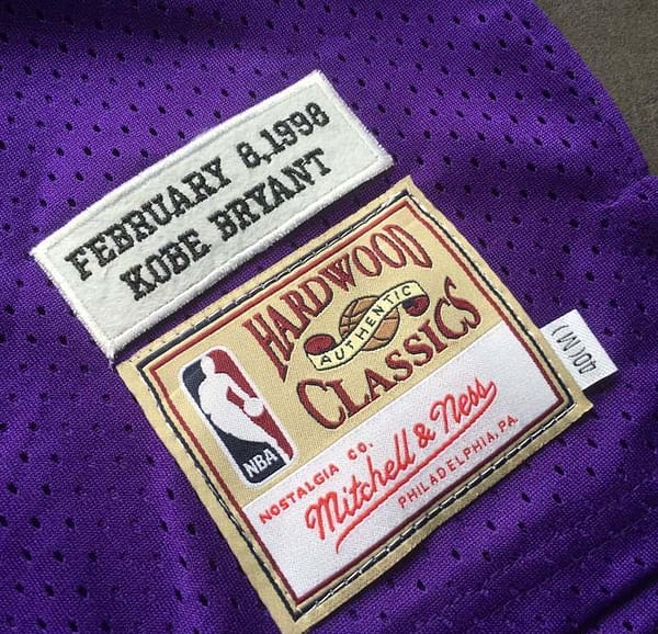 Men's Kobe Bryant Purple Retro Classic Team Jersey - Image 8