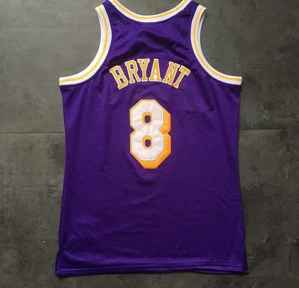 Men's Kobe Bryant Purple Retro Classic Team Jersey - Image 9
