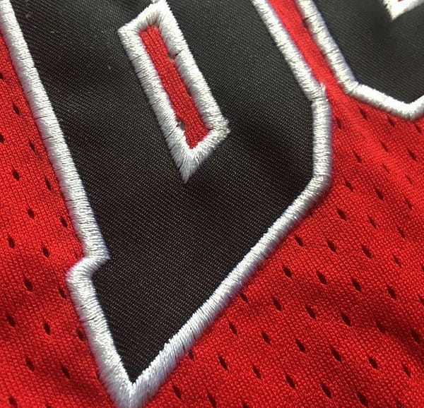 Men's Dennis Rodman Red Retro Classic Team Jersey - Image 5