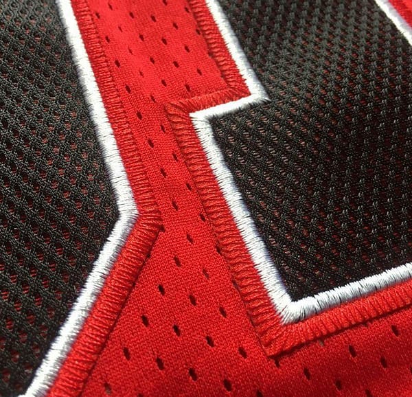 Men's Dennis Rodman Red Retro Classic Team Jersey - Image 8