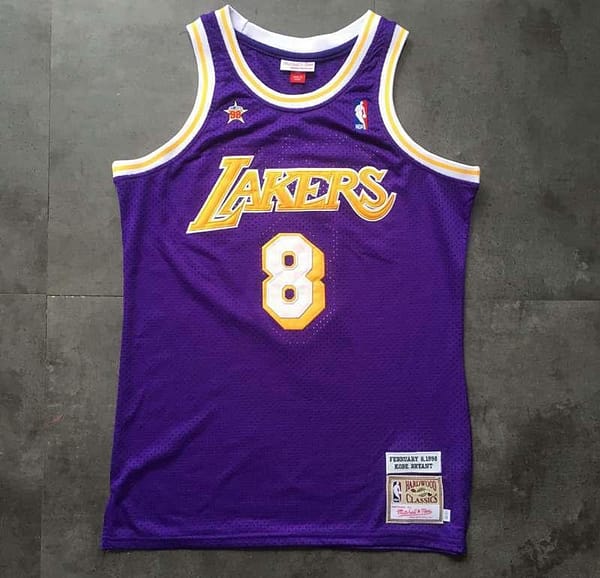Men's Kobe Bryant Purple Retro Classic Team Jersey - Image 3