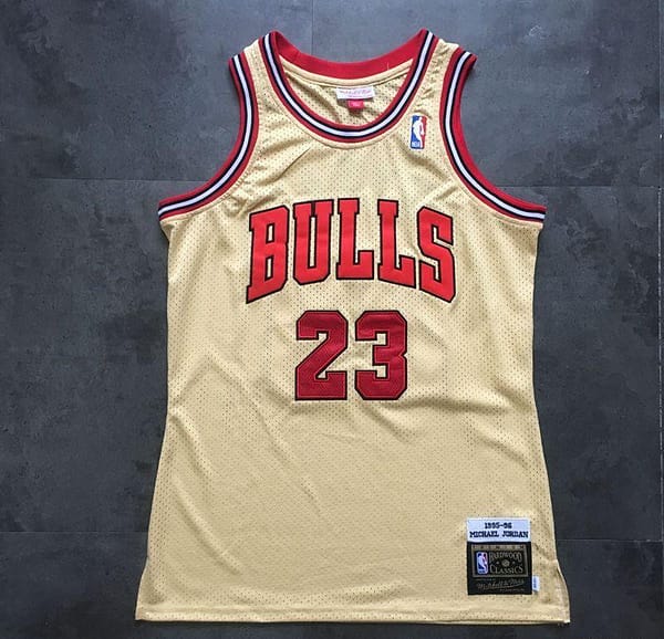 Men's Michael Jordan White Retro Classic Team Jersey - Image 3