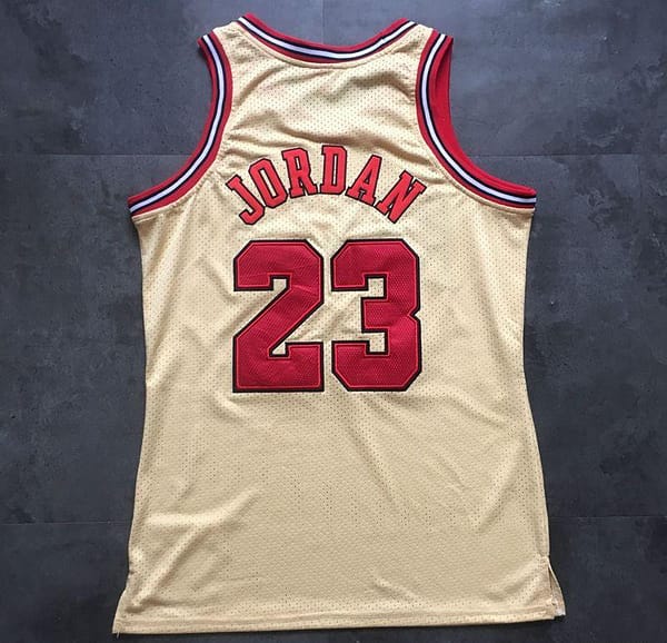 Men's Michael Jordan White Retro Classic Team Jersey - Image 8