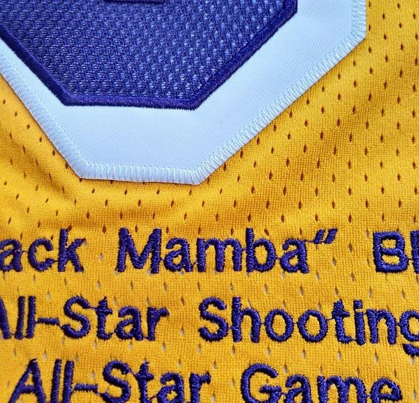 Men's Kobe Bryant Yellow Retro Classic Team Jersey - Image 5