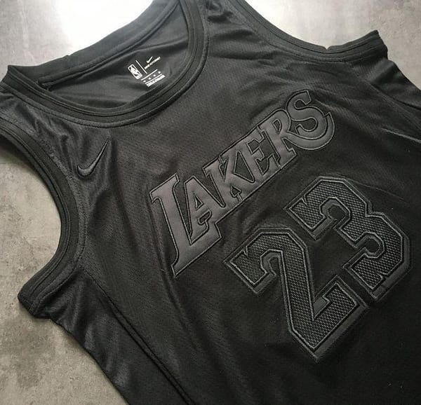 Men's LeBron James Gray Retro Classic Team Jersey - Image 11