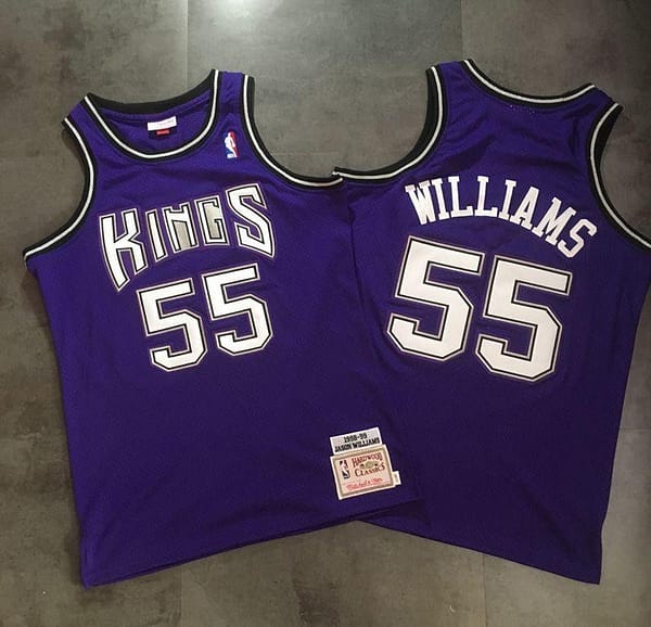 Men's Jason Williams Purple Retro Classic Team Jersey