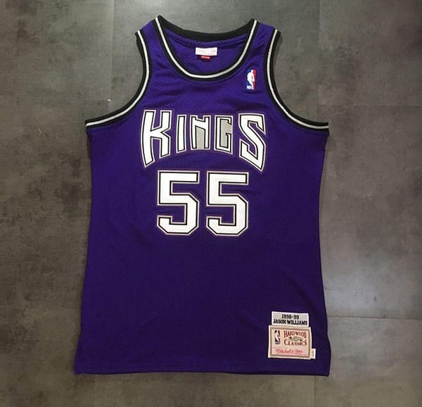 Men's Jason Williams Purple Retro Classic Team Jersey - Image 2