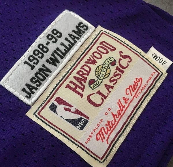 Men's Jason Williams Purple Retro Classic Team Jersey - Image 9