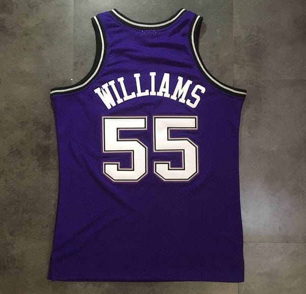 Men's Jason Williams Purple Retro Classic Team Jersey - Image 11