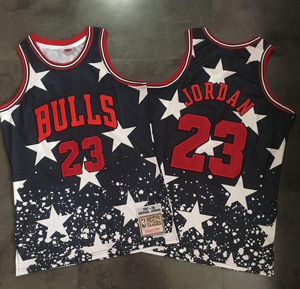 Men's Michael Jordan Black Retro Classic Team Jersey