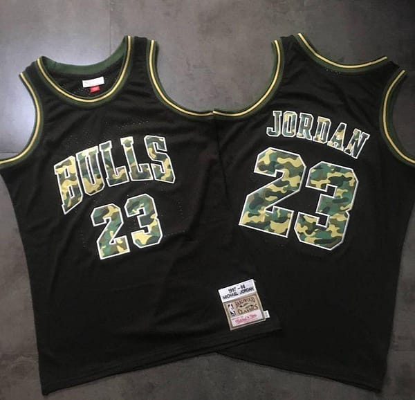 Men's Michael Jordan Black Retro Classic Team Jersey