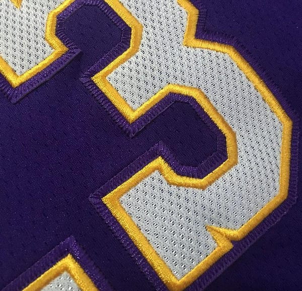 Men's LeBron James Purple Retro Classic Team Jersey - Image 4