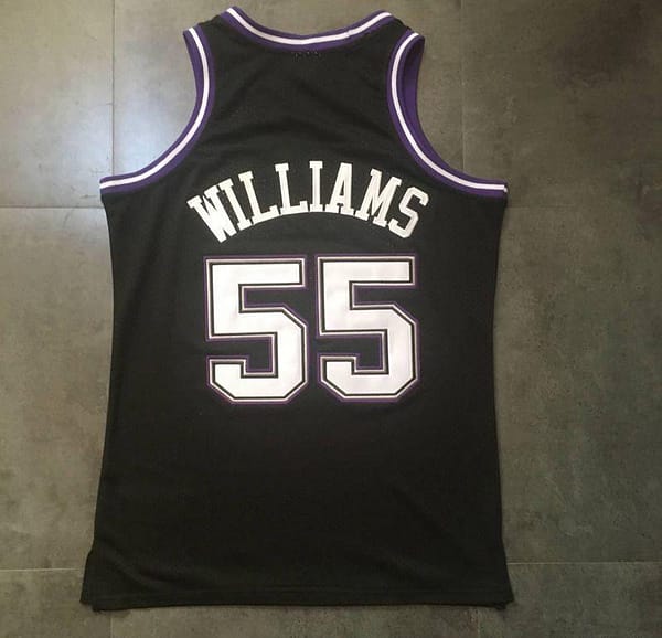 Men's Jason Williams Black Retro Classic Team Jersey - Image 2