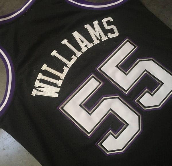 Men's Jason Williams Black Retro Classic Team Jersey - Image 3