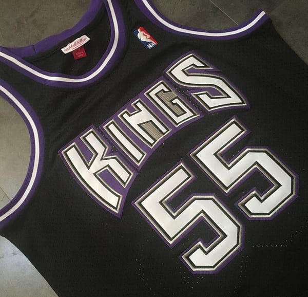 Men's Jason Williams Black Retro Classic Team Jersey - Image 4