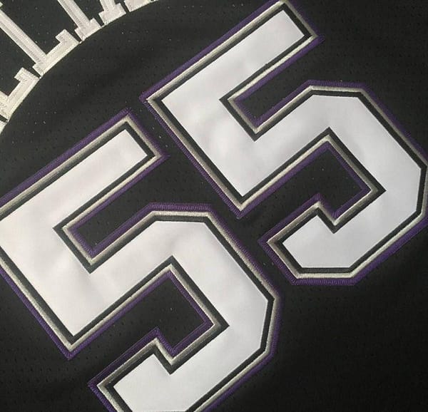 Men's Jason Williams Black Retro Classic Team Jersey - Image 8