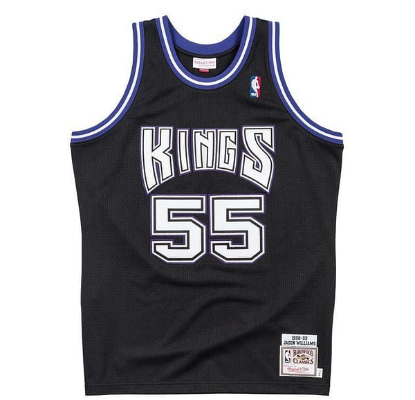 Men's Jason Williams Black Retro Classic Team Jersey - Image 11