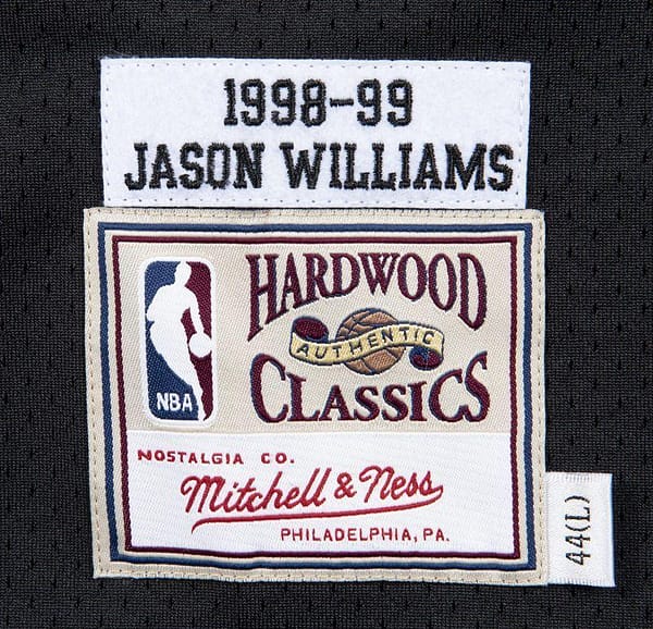 Men's Jason Williams Black Retro Classic Team Jersey - Image 13
