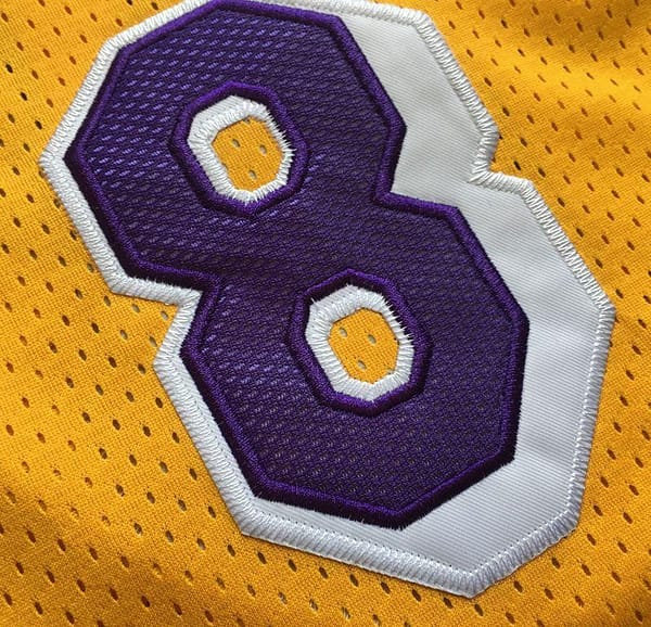 Men's Kobe Bryant Yellow Retro Classic Team Jersey - Image 4