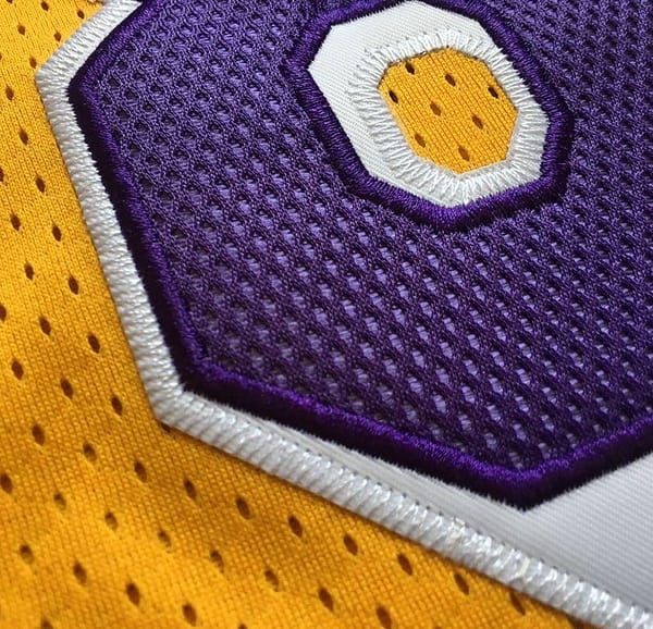 Men's Kobe Bryant Yellow Retro Classic Team Jersey - Image 6