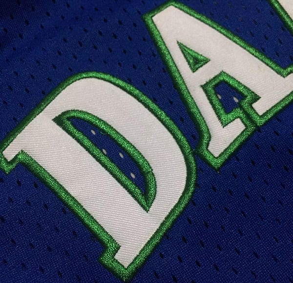 Men's Jason Kidd Blue Retro Classic Team Jersey - Image 4